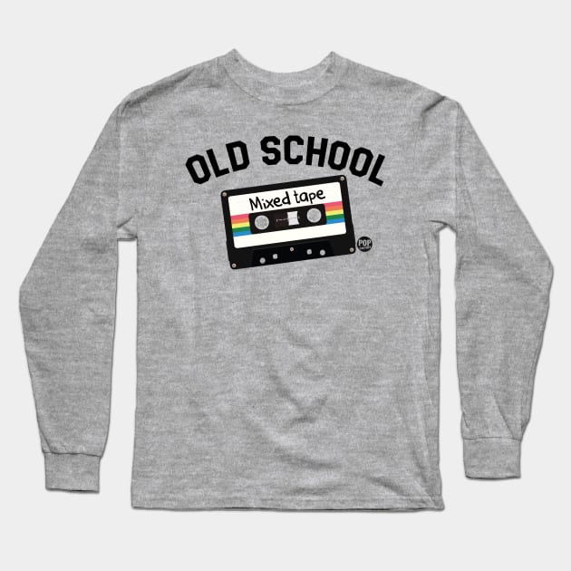 OLD SCHOOL Long Sleeve T-Shirt by toddgoldmanart